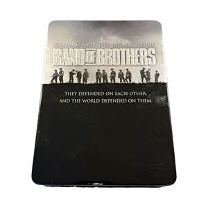 Band of Brothers DVD Box Set Complete Series 6 Disc Collector Metal Tin Case HBO